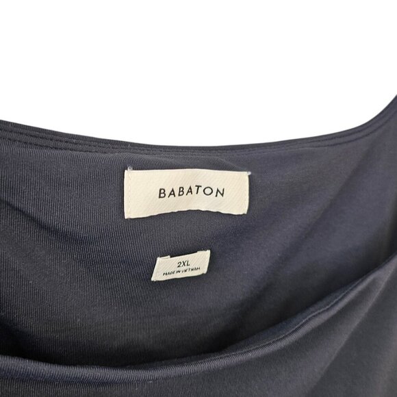 Aritzia Babaton Contour Square Neck Crop Top, Black, Tank, Basic, Size 2XL, NWT - Picture 6 of 8